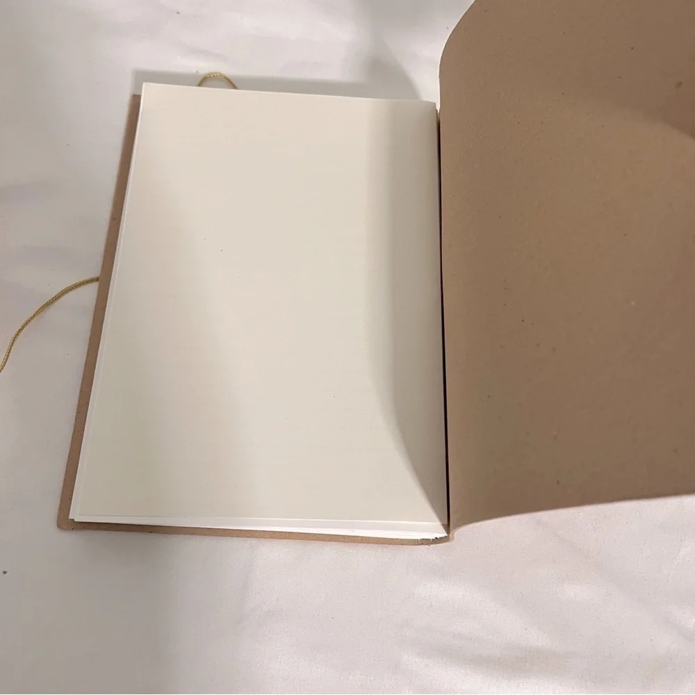 New Orange and Gold Floral Can be Used as A Diary Travel Journal or Daily Notes